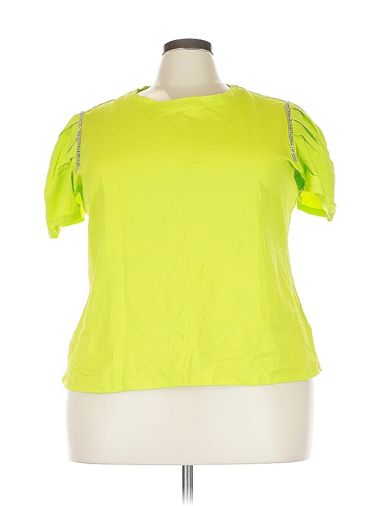Ashley Stewart Green Active T-Shirt Size 22 - 24 Plus - photo 1