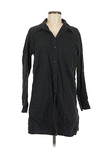 Moda International 3/4 Sleeve Button-Down Shirt (view 1)
