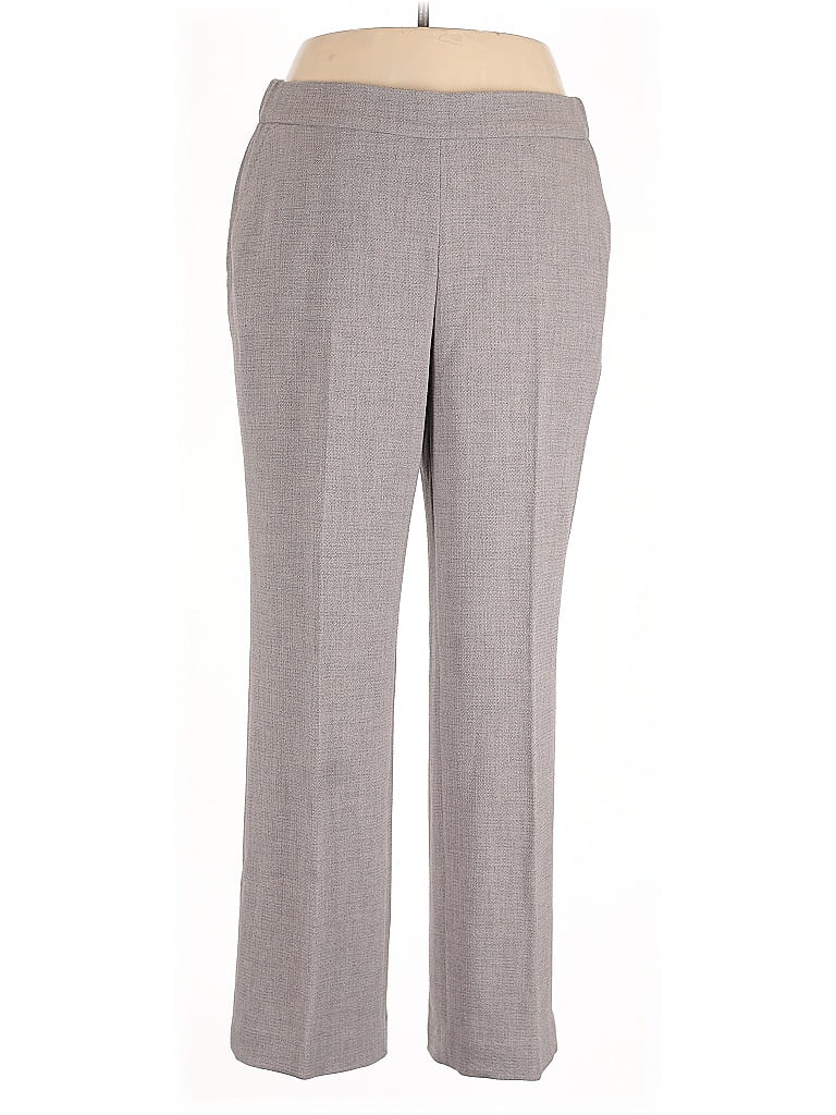Pre-owned Kasper Dress Pants In Gray
