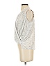 Akemi + Kin Silver White Sleeveless Blouse Size S - photo 4