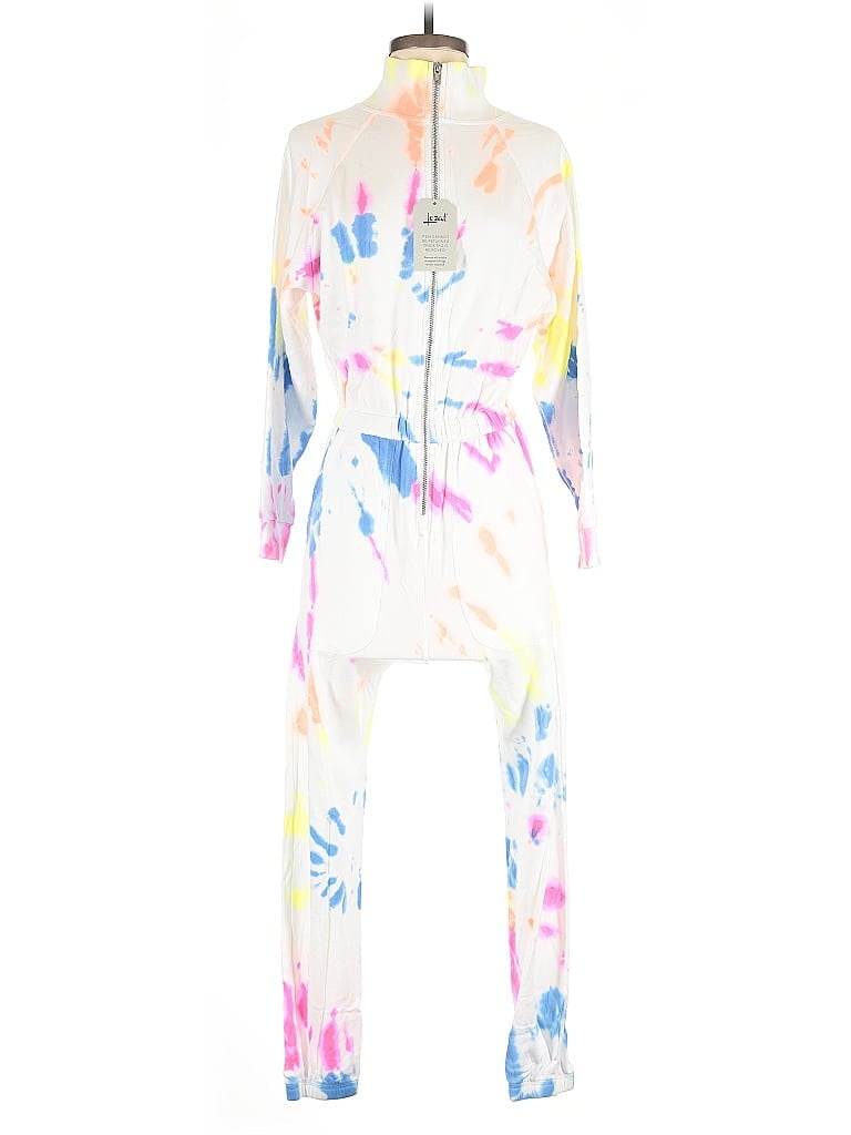 Pre-owned Lezat Jumpsuit In White