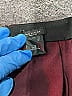 Ann Taylor Factory Solid Burgundy Formal Skirt Size 10 - photo 4