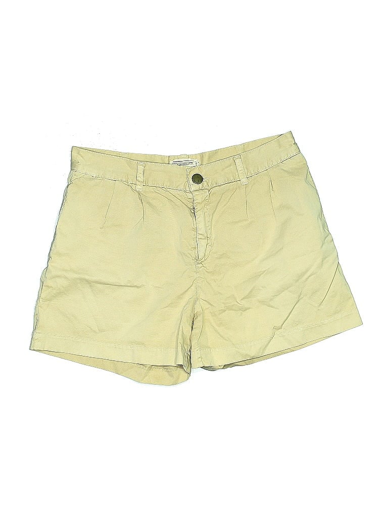 Pre-owned Current Elliott Khaki Shorts In Yellow