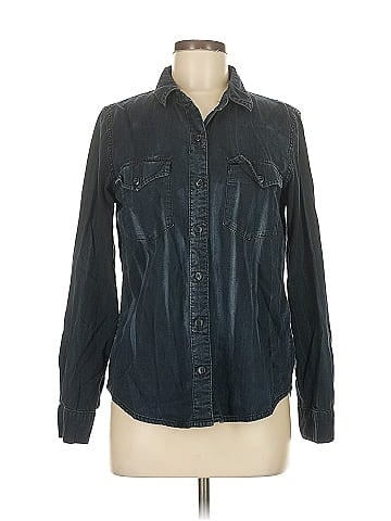 Current/Elliott Long Sleeve Button-Down Shirt (view 1)