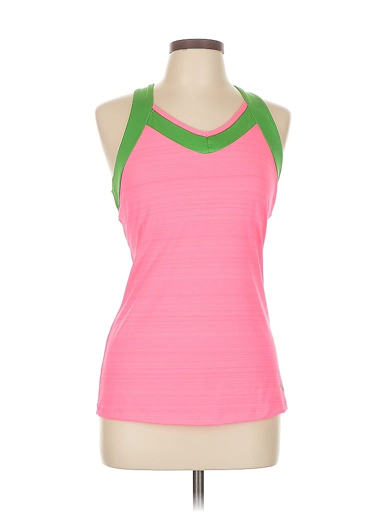 Saucony Color Block Pink Active Tank Size L - photo 1