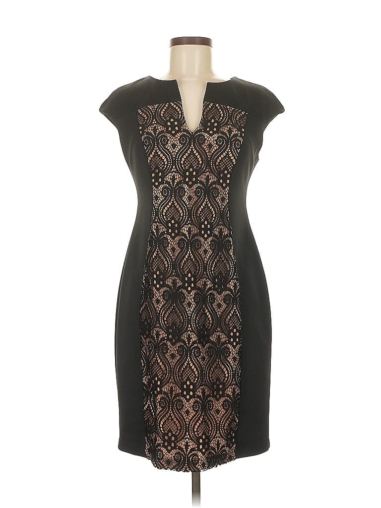 Pre-owned Connected Apparel Cocktail Dress In Brown