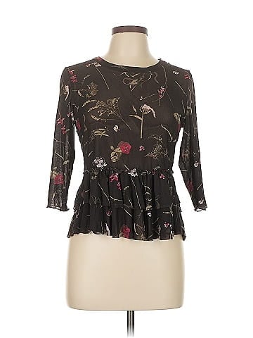 Out From Under 3/4 Sleeve Blouse (view 1)
