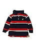 Wrangler Jeans Co 100% Cotton Red Blue Long Sleeve Polo 12-18 MO / 18 MO - photo 1
