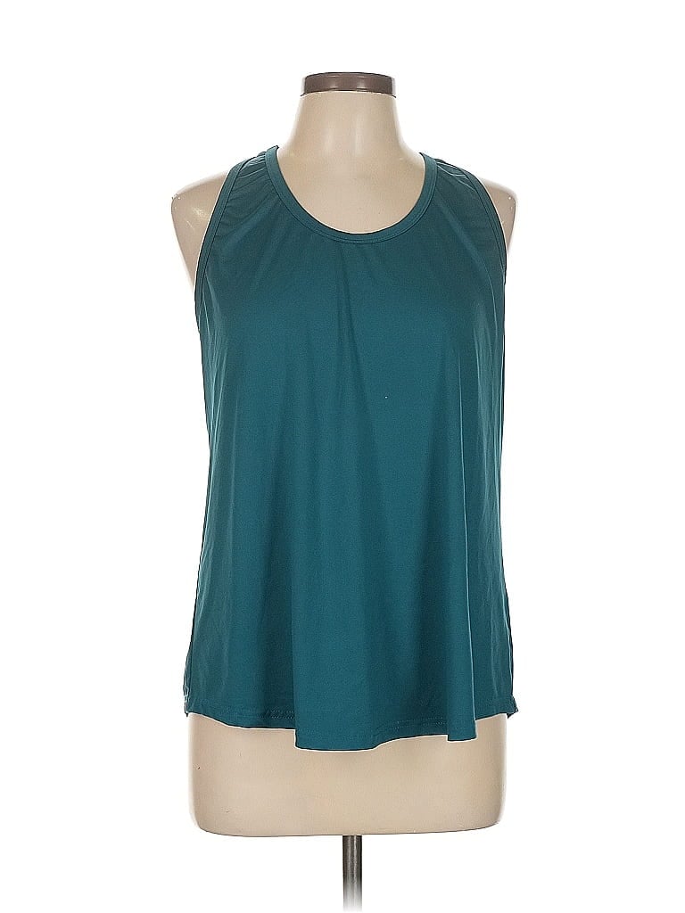 Pre-owned Unbranded Sleeveless T-shirt In Blue