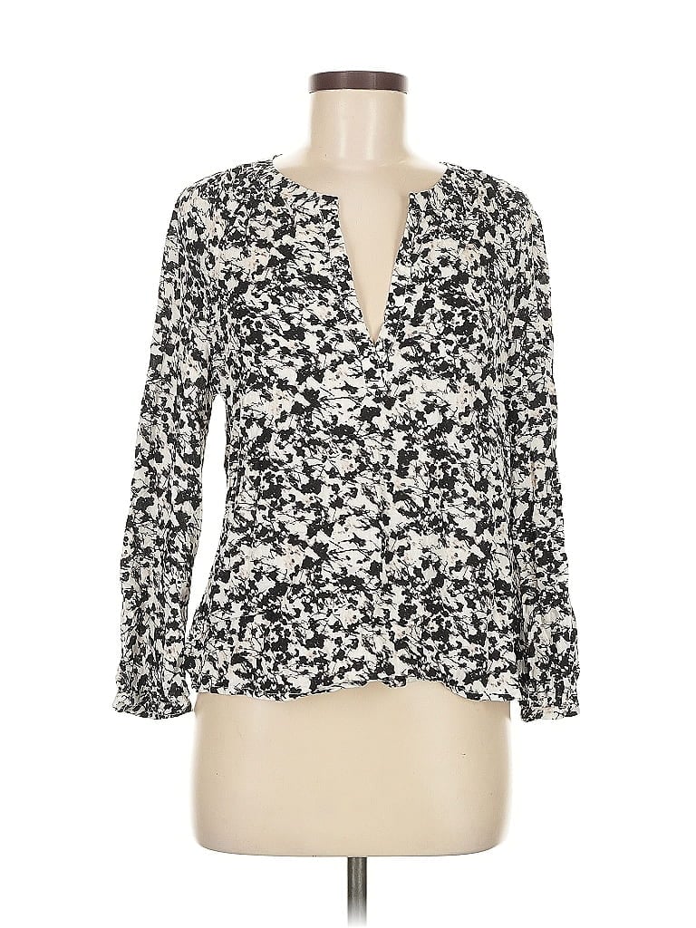 Click to view more detailed imagery on our partner's website Pre-owned Melrose And Market Long Sleeve Blouse In White