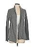 White + Warren 100% Cashmere Gray Cashmere Cardigan Size M - photo 1