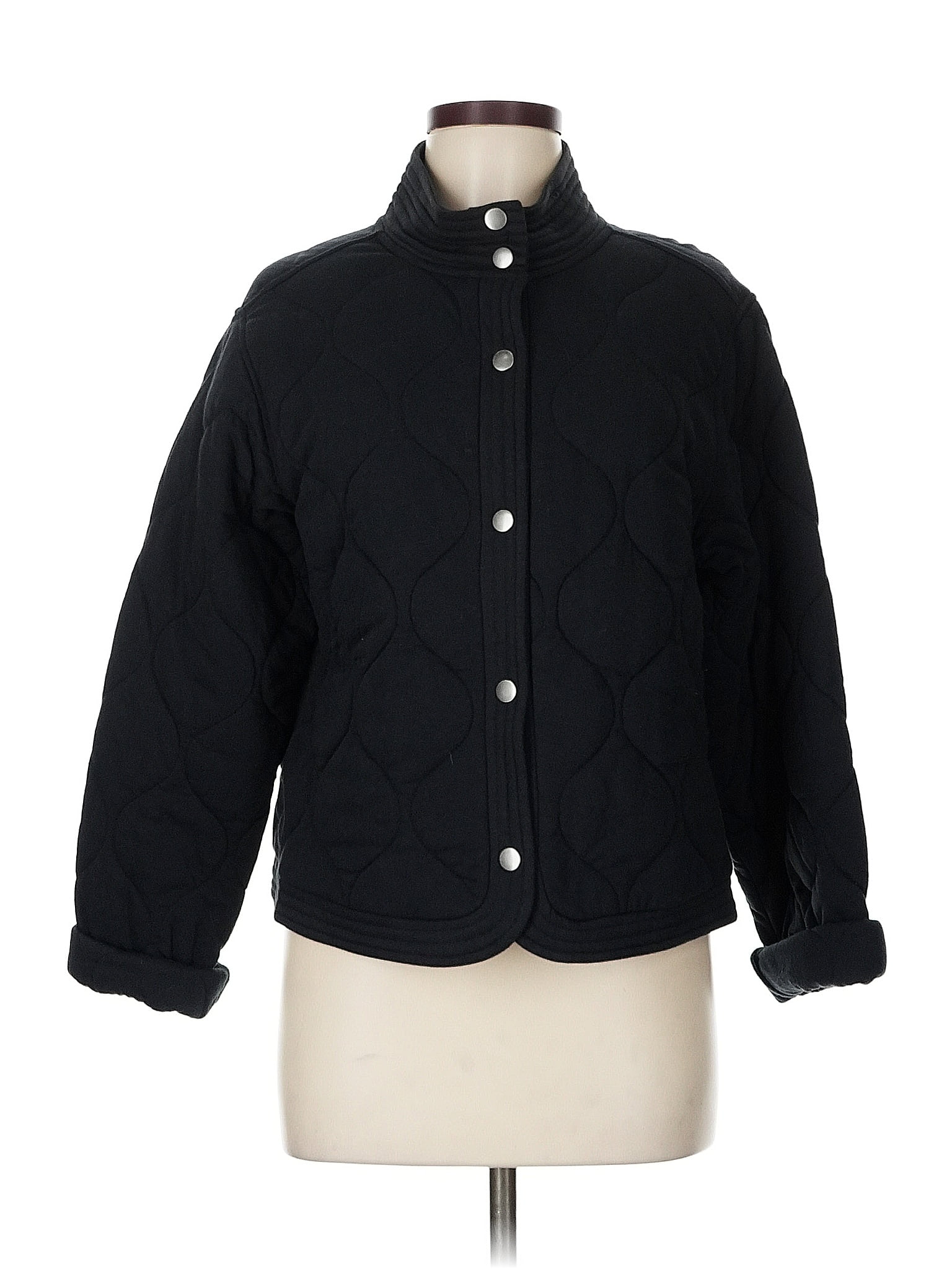 Z Supply Argyle Black Jacket Size M