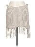 Unbranded Silver Tan Casual Skirt Size 12 (estimated) - photo 2