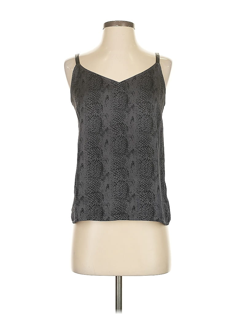 PAIGE Pre-owned Sleeveless Top Gray Scoop Neck Tops