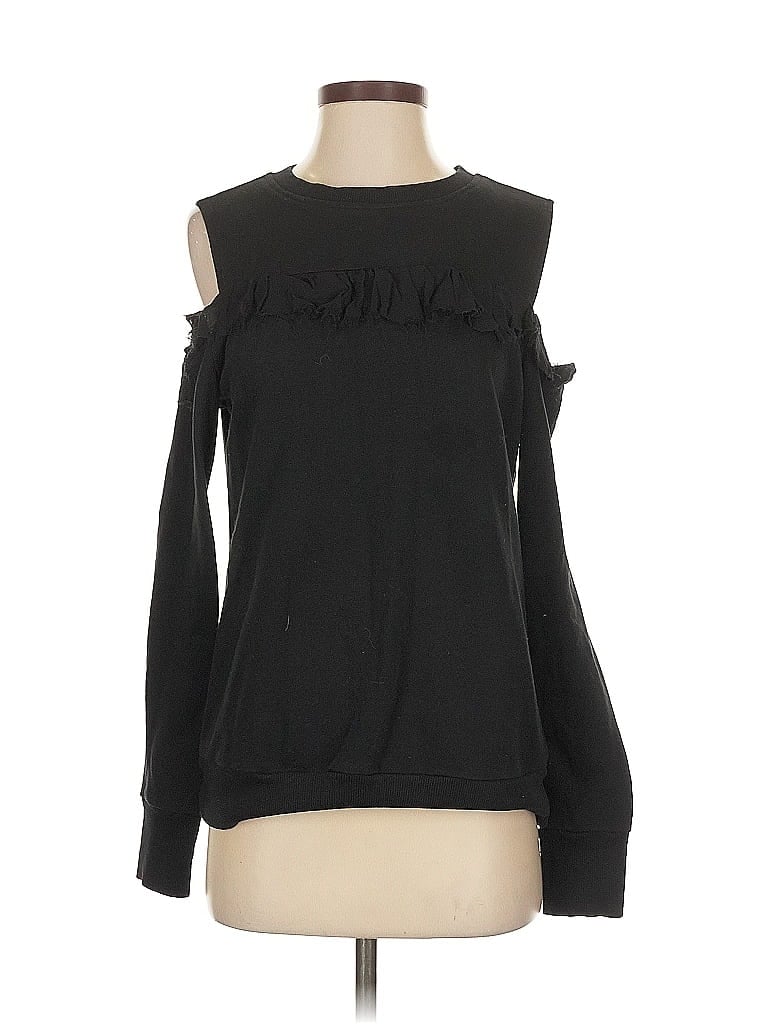 Pre-owned Halogen Sweatshirt In Black