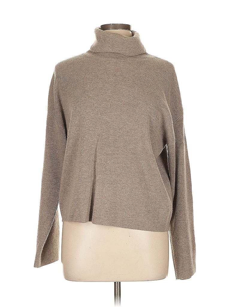 Naadam Tan Wool Pullover Sweater Size L - photo 1