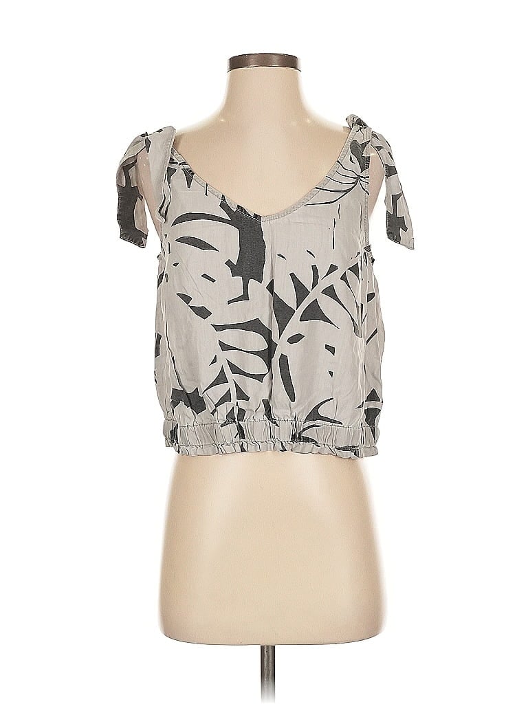 Jane and Delancey 100% Lyocell Gray Short Sleeve Top Size S - photo 1