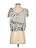 Jane and Delancey 100% Lyocell Gray Short Sleeve Top Size S - photo 2
