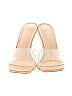 Bebe Ivory Tan Heels Size 10 - photo 2