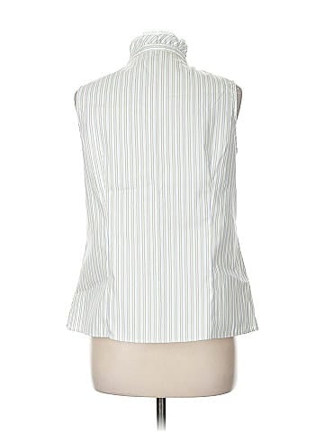 Anne Klein Sleeveless Button-Down Shirt (view 2)