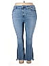 Belle By Kim Gravel Blue Black Jeans Size 22 - photo 1