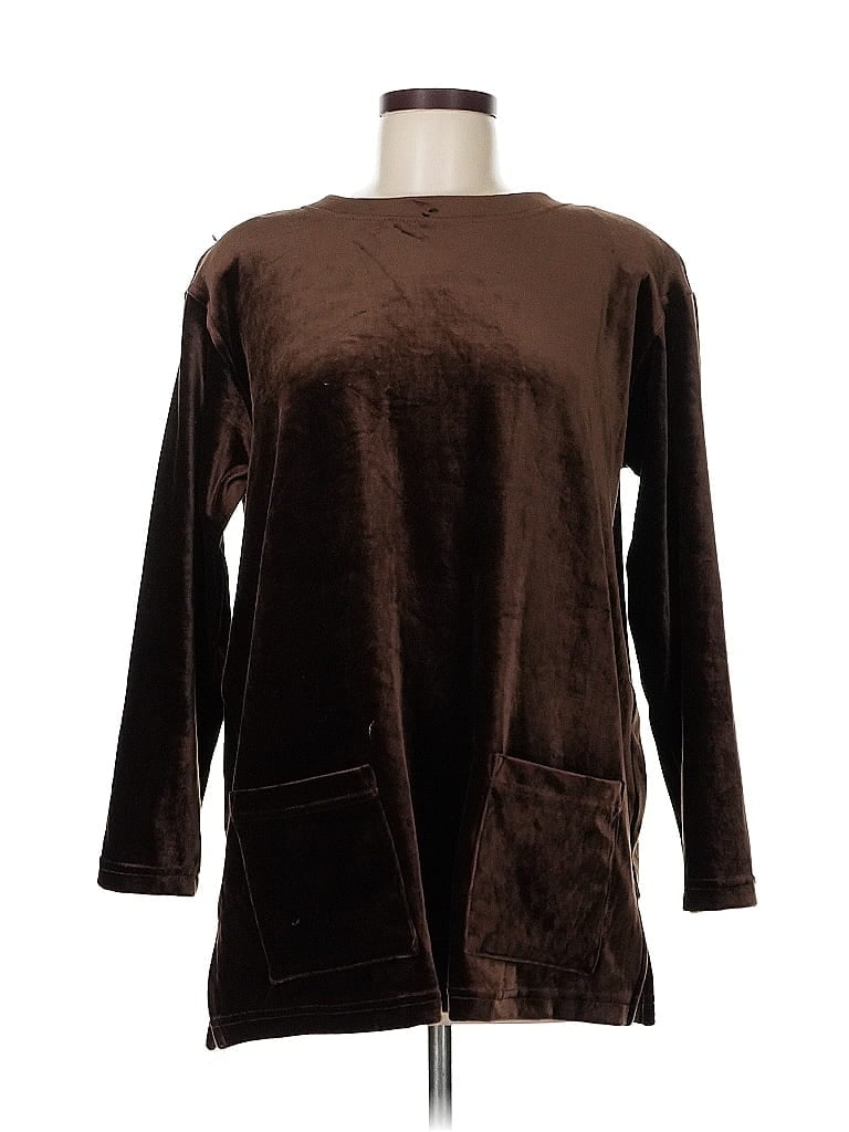 Pre-owned Clió Long Sleeve T-shirt In Brown