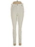Hue Solid Ivory Casual Pants Size L - photo 1