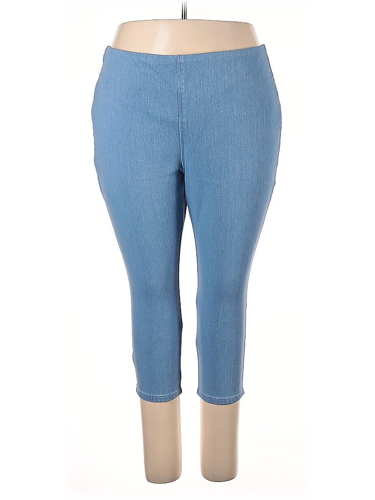 Belle By Kim Gravel Blue Jeggings Size 22 (petite) - photo 1