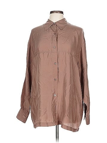 Newport News Long Sleeve Silk Top (view 1)
