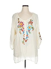Johnny Was 3/4 Sleeve Blouse