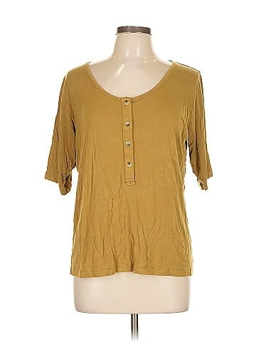 Kate Quinn Organics Short Sleeve Henley (view 1)