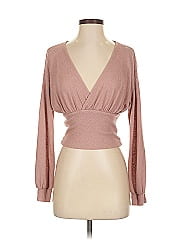Blue Blush Long Sleeve Top