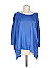 Alberto Makali Blue 3/4 Sleeve Top Size L - photo 1