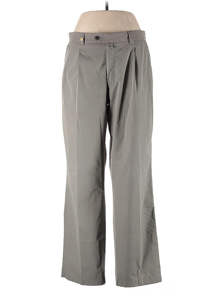 Pre-owned Golfino Casual Pants In Gray