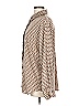 Shein 100% Polyester Houndstooth Silver Long Sleeve Blouse Size L - photo 5