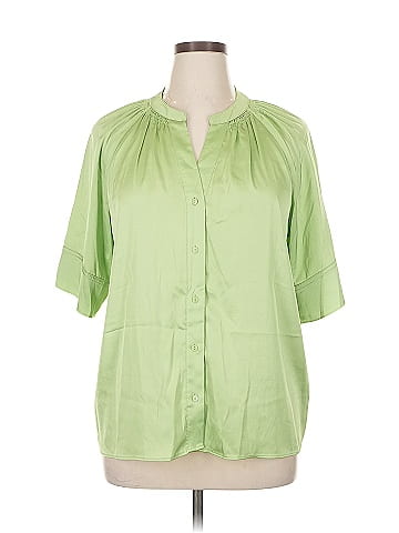 Worthington Short Sleeve Blouse (view 1)