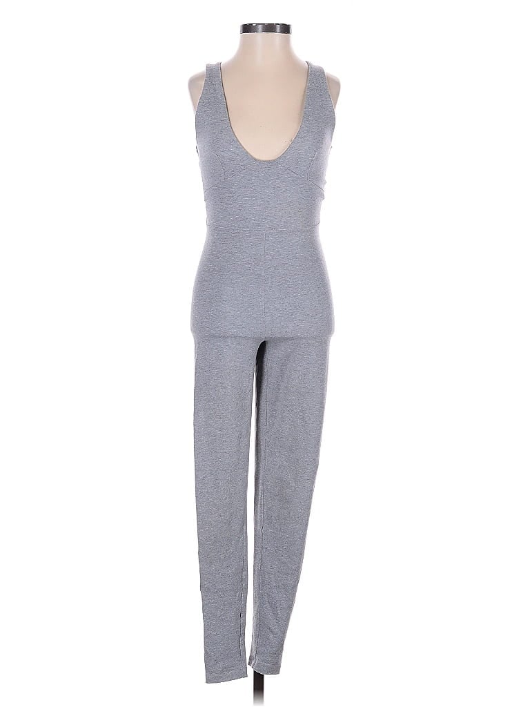 Pre-owned The Group By Babaton Jumpsuit In Gray
