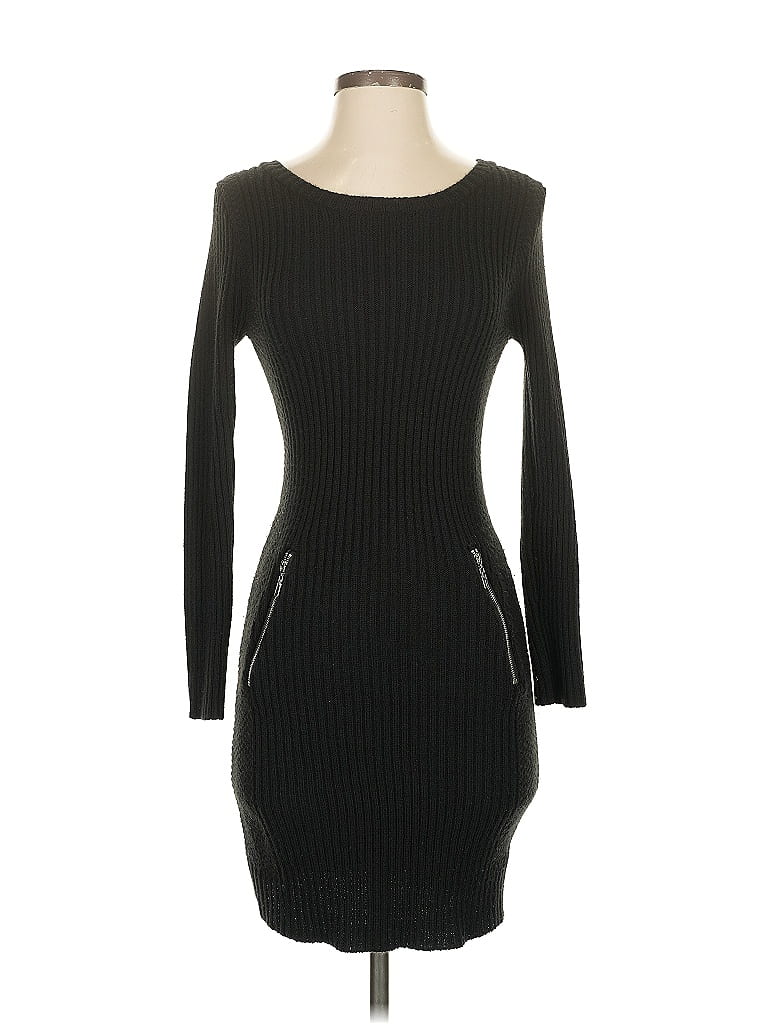 Charlotte Russe 100% Acrylic Black Casual Dress Size XS - photo 1
