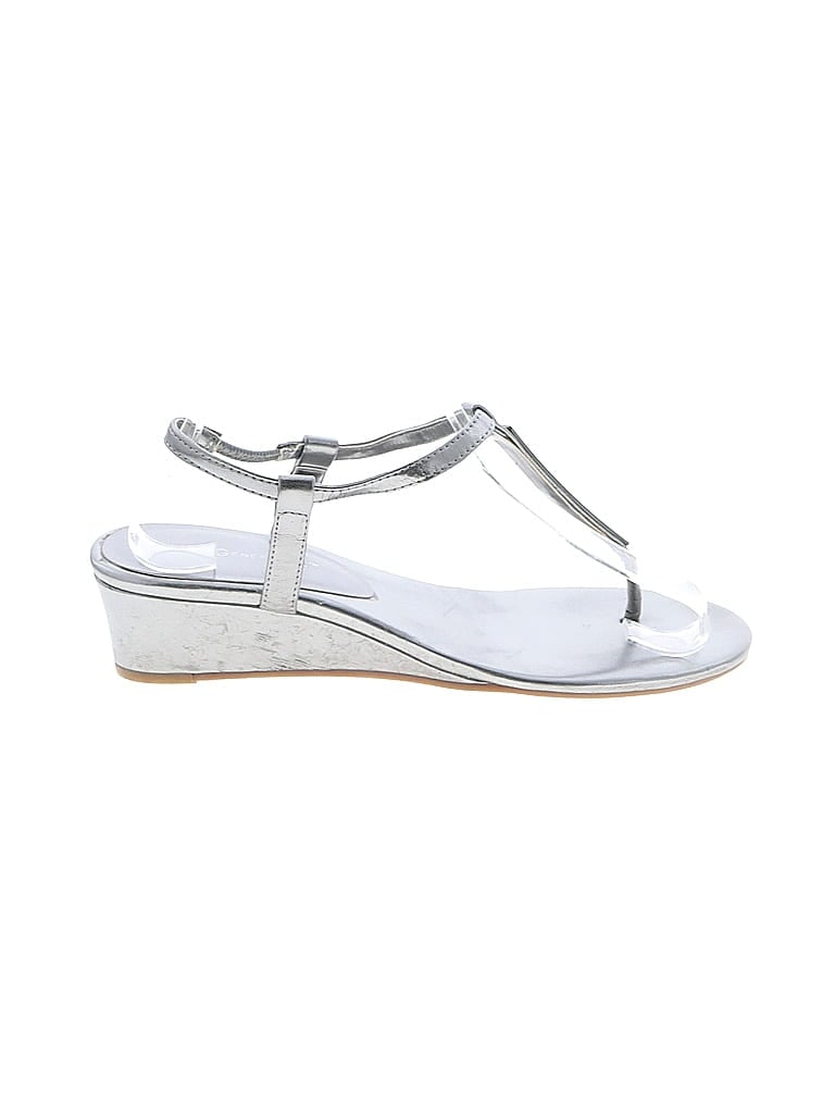 Pre-owned Bcbgeneration Wedges In Silver