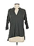 XCVI Gray 3/4 Sleeve T-Shirt Size M - photo 1
