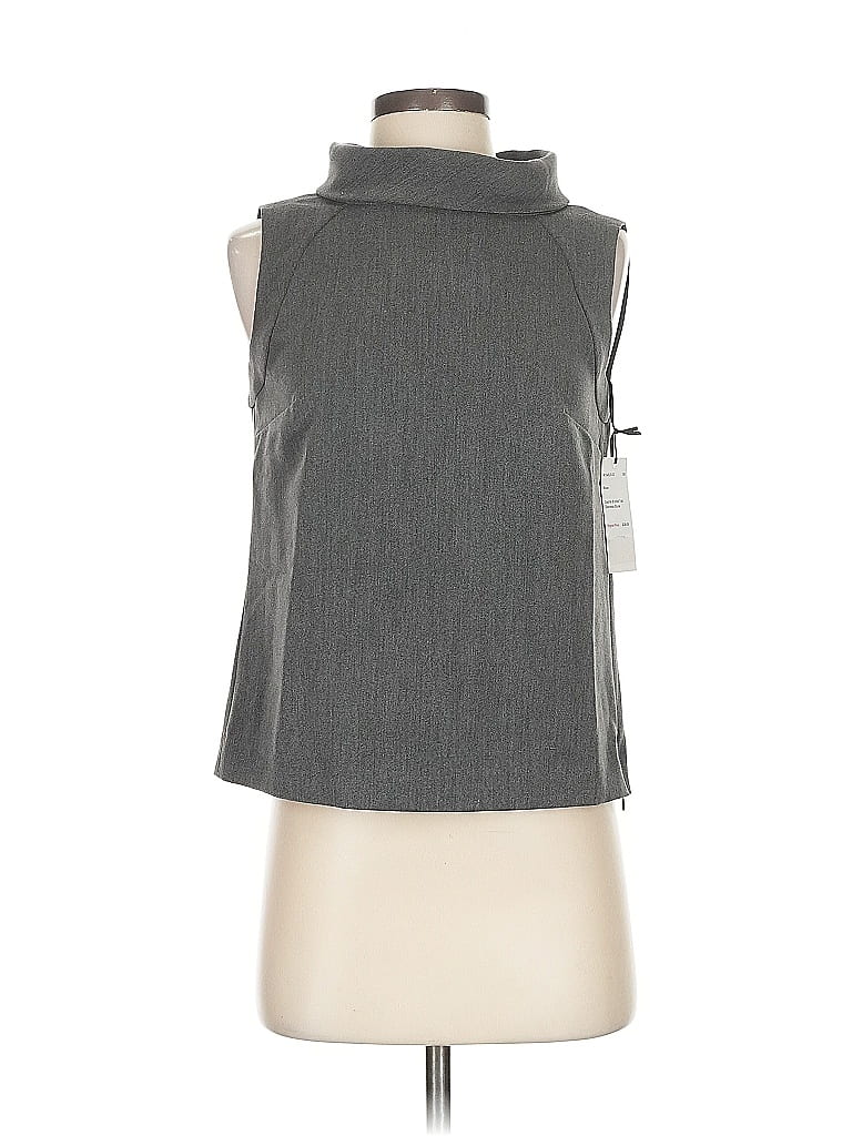 W by Worth Gray Sleeveless Blouse Size 0 - photo 1