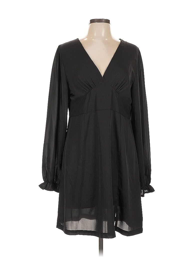 Pre-owned Shein Casual Dress In Black