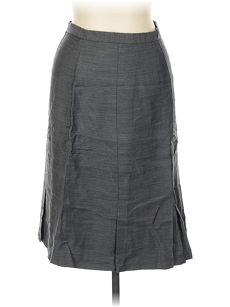 Pre-owned Katherine Kelly Collection Casual Skirt In Gray