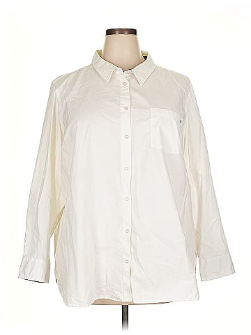 Tommy Hilfiger 3/4 Sleeve Button-Down Shirt (view 1)