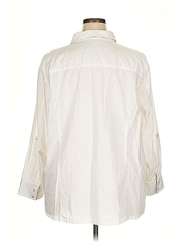 Tommy Hilfiger 3/4 Sleeve Button-Down Shirt (view 2)
