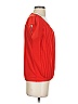 Coldwater Creek 100% Polyester Red Short Sleeve Blouse Size XS - photo 4