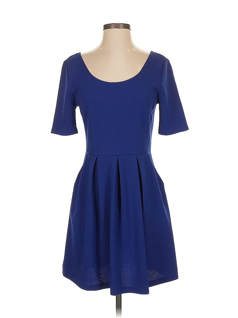 Click to view more detailed imagery on our partner's website Pre-owned Lush Casual Dress In Blue