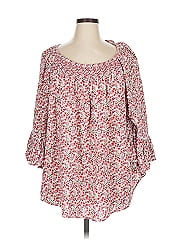Terra & Sky 3/4 Sleeve Blouse