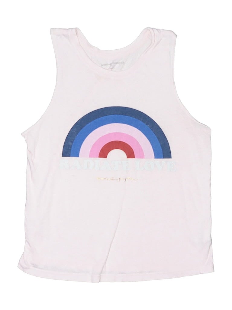 Pre-owned Spiritual Gangster Kids' Sleeveless T-shirt In Pink