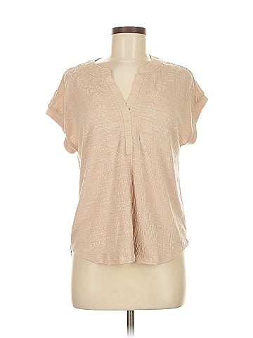 Cable & Gauge Short Sleeve Blouse (view 1)